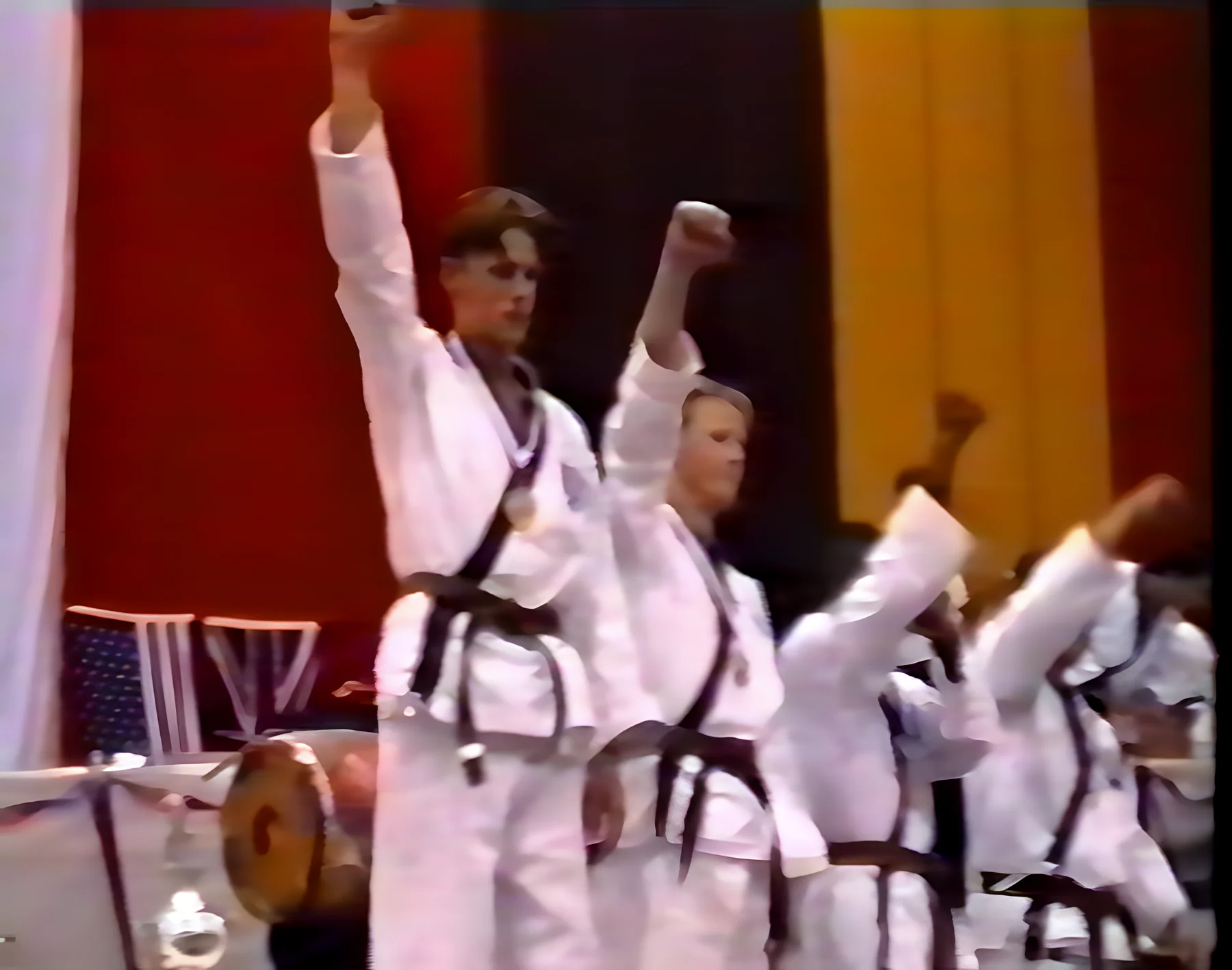 Bastiaan Groen — young Tang Soo Do practitioner with medal, 1990s